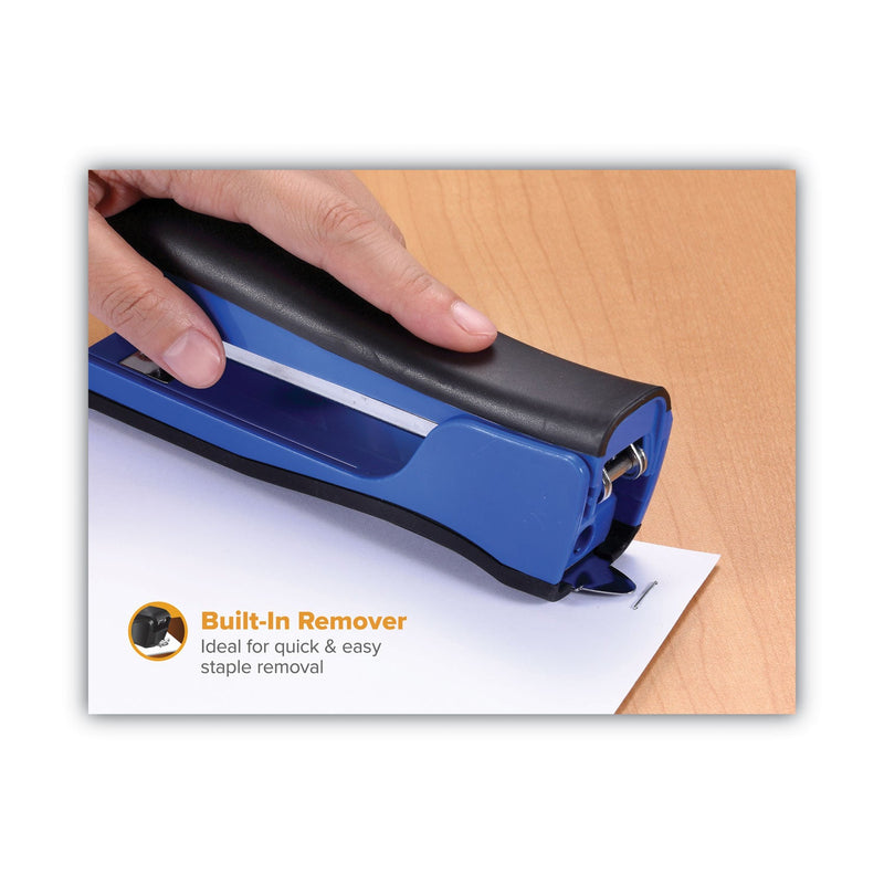 Bostitch Dynamo Stapler, 20-Sheet Capacity, Blue