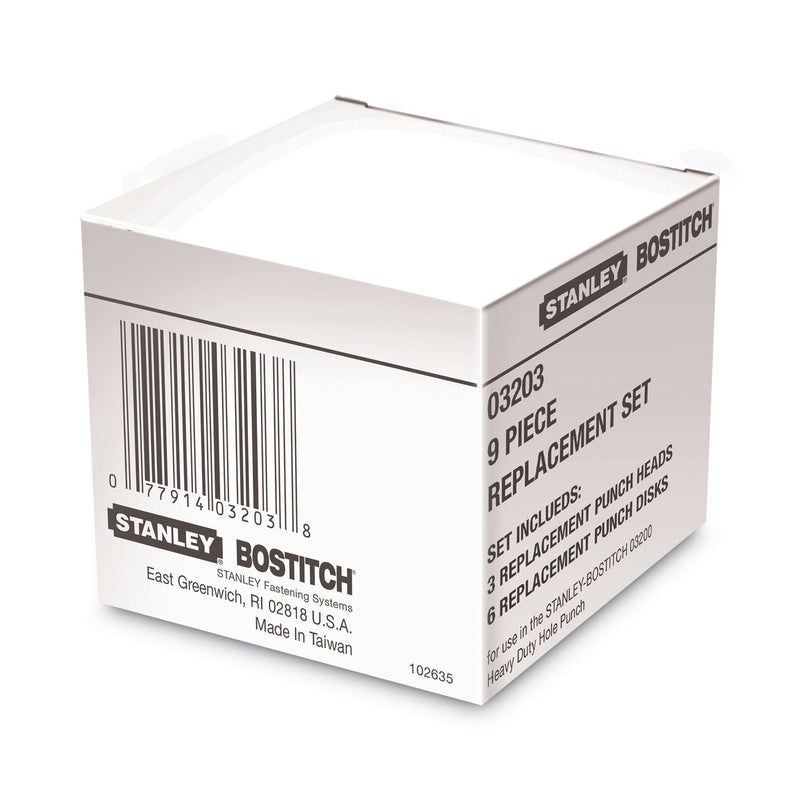 Bostitch 03200 XTreme Duty Replacement Punch Heads and Disc Set, 9/32 Diameter