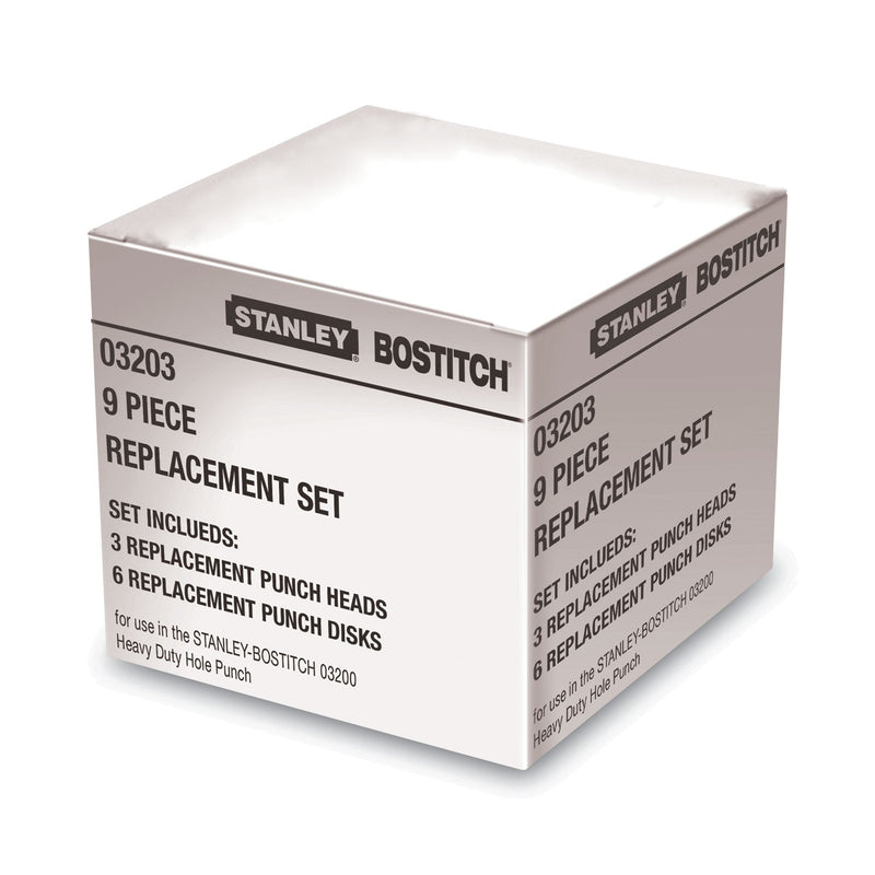 Bostitch 03200 XTreme Duty Replacement Punch Heads and Disc Set, 9/32 Diameter