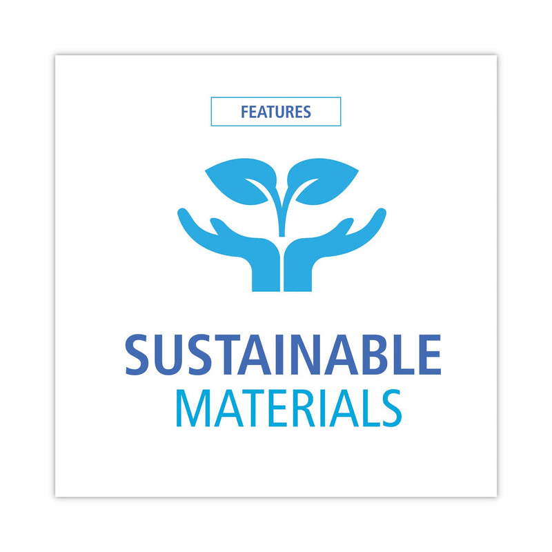 Boardwalk Bagasse Dinnerware, Plate, 9" dia, White, 500/Carton