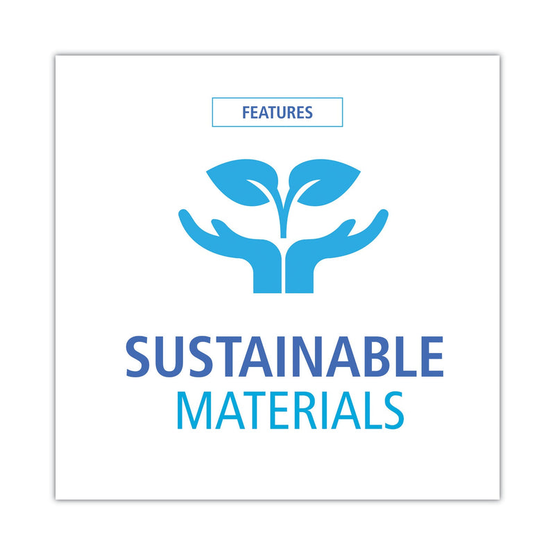 Boardwalk Bagasse Dinnerware, Plate, 10" dia, White, 500/Carton