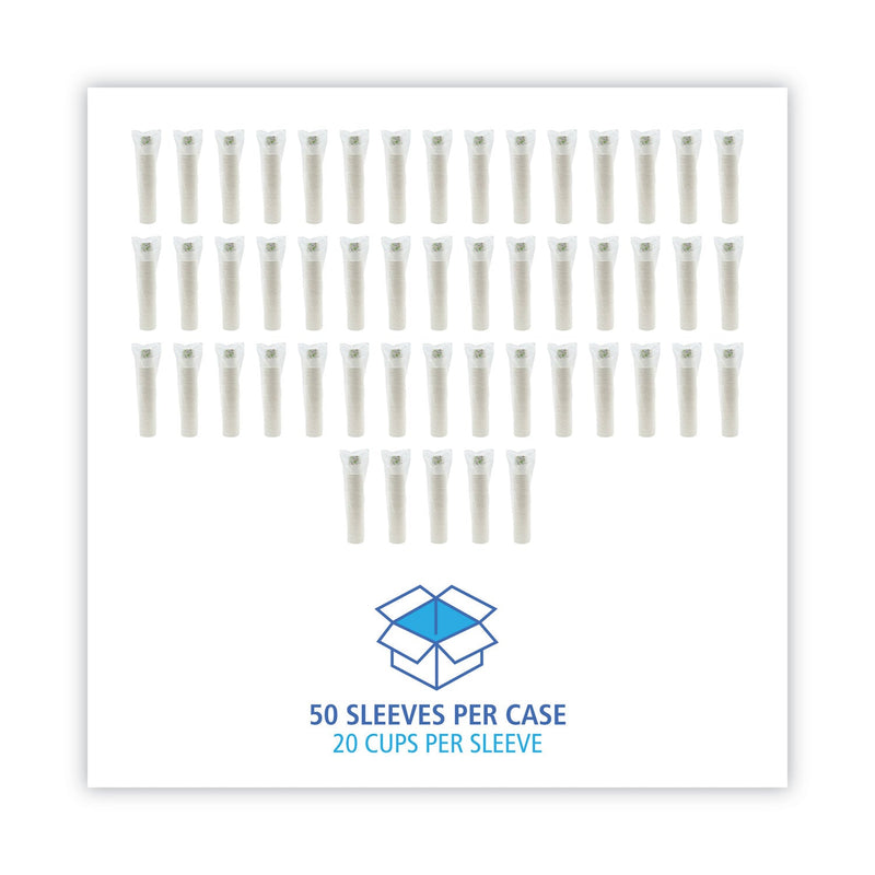 Boardwalk Deerfield Printed Paper Hot Cups, 10 oz, 50 Cups/Sleeve, 20 Sleeves/Carton