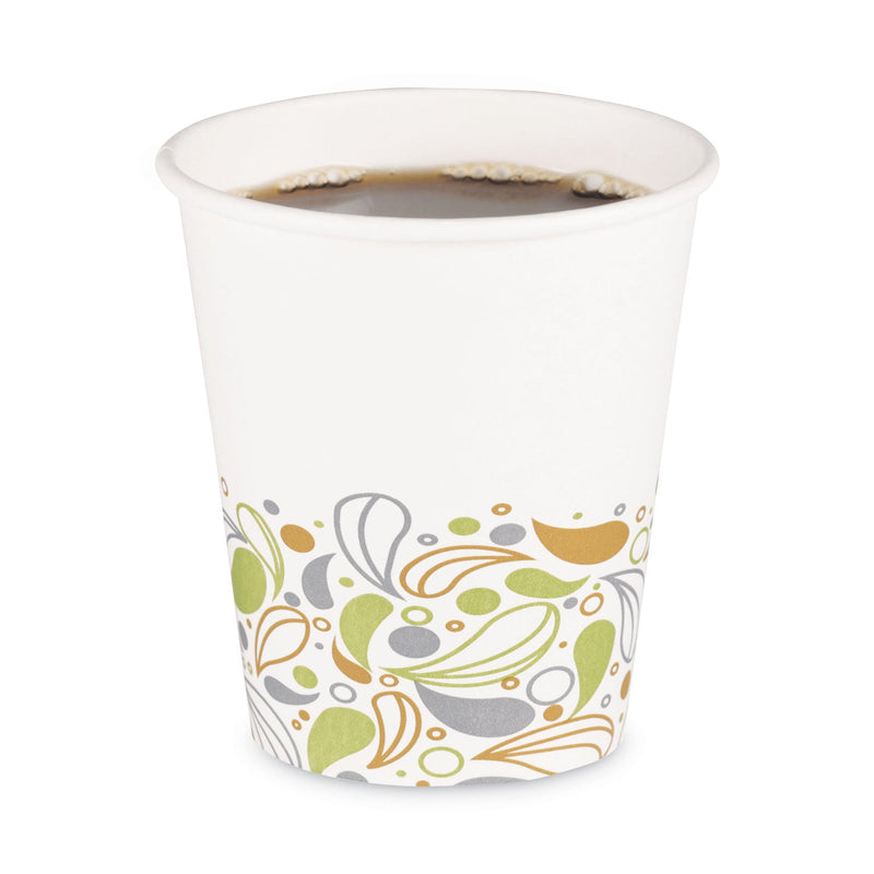 Boardwalk Deerfield Printed Paper Hot Cups, 10 oz, 50 Cups/Sleeve, 20 Sleeves/Carton
