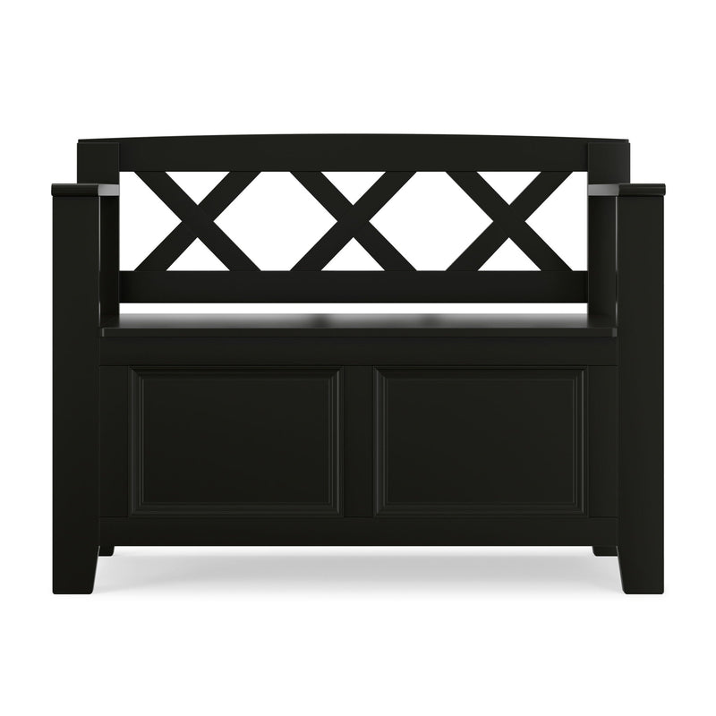 Amherst - Small Transitional Entryway Storage Bench
