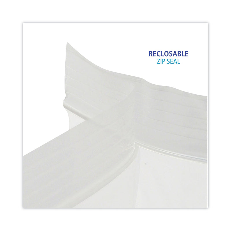 Boardwalk Reclosable Food Storage Bags, 1 gal, 1.75 mil, 10.5" x 11", Clear, 250/Box