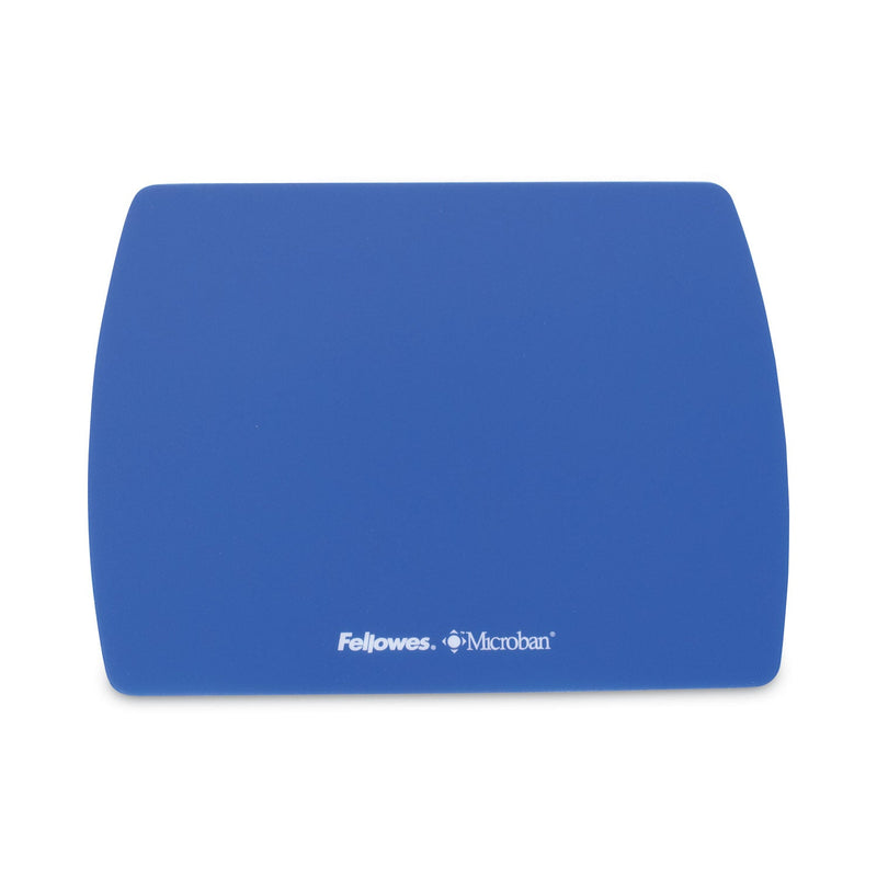 Fellowes Ultra Thin Mouse Pad with Microban Protection, 9 x 7, Sapphire Blue