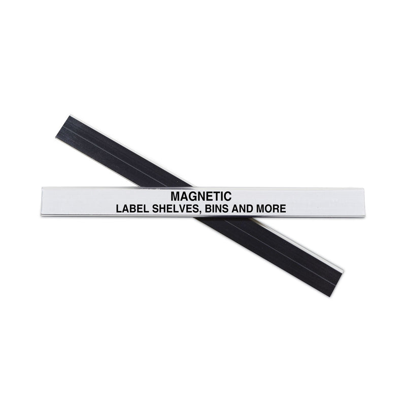 C-Line HOL-DEX Magnetic Shelf/Bin Label Holders, Side Load, 0.5 x 6, Clear, 10/Box