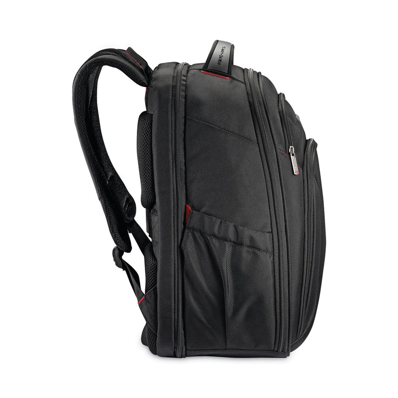 Samsonite Xenon 3 Laptop Backpack, Fits Devices Up to 15.6", Ballistic Polyester, 12 x 8 x 17.5, Black