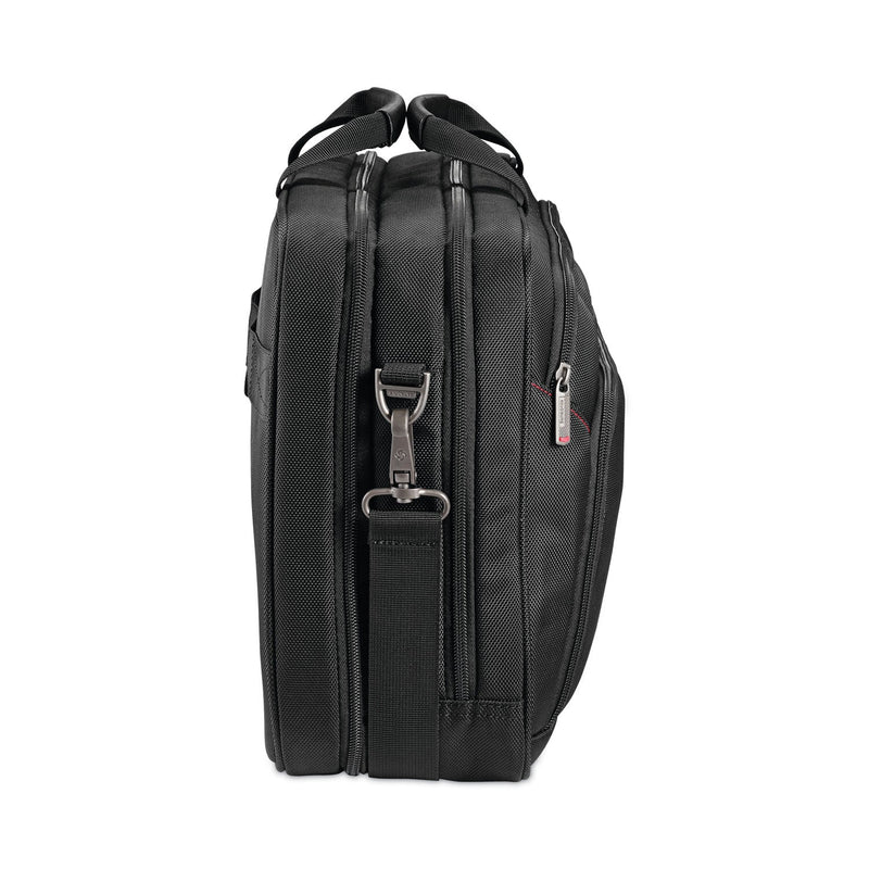 Samsonite Xenon 3 Toploader Briefcase, Fits Devices Up to 15.6", Polyester, 16.5 x 4.75 x 12.75, Black