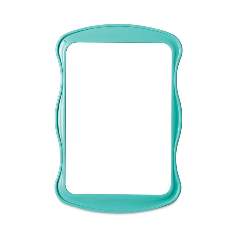 BIC Intensity Dry Erase Board/Markers Kit, 9 Markers/Dual-Sided Dry Erase Board, 7.8 x 11.8, White Surface, Plastic Blue Frame