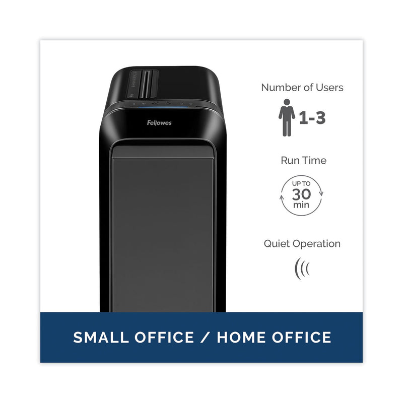 Fellowes Powershred LX190 Cross-Cut Shredder, 20 Manual Sheet Capacity
