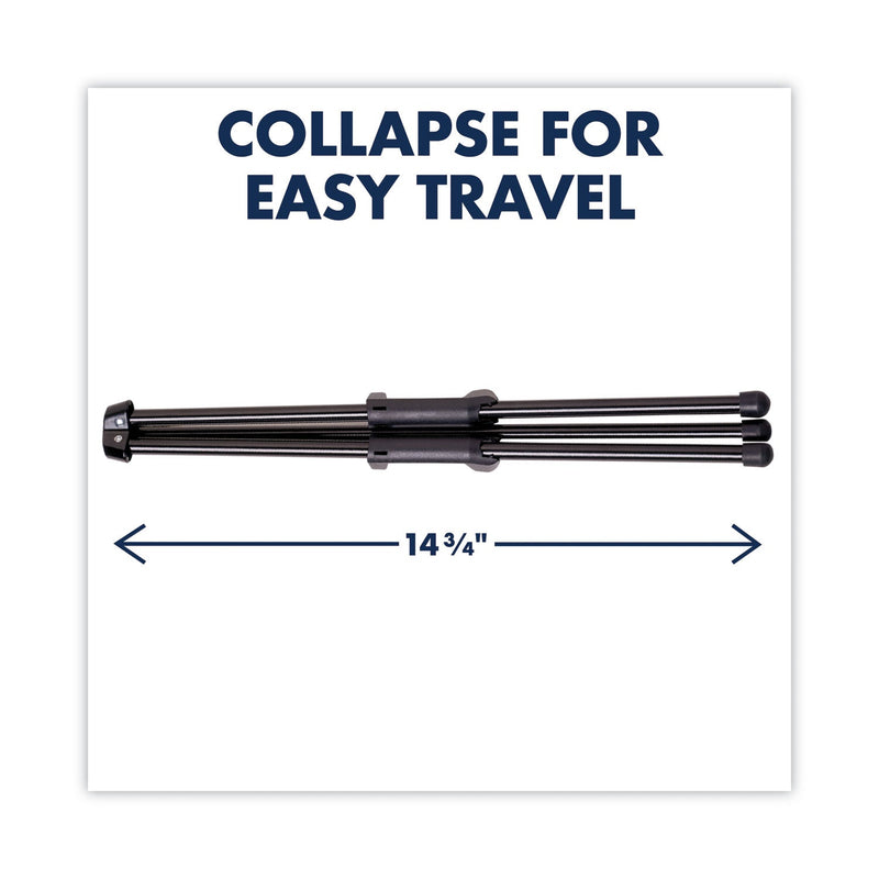 Quartet Tabletop Instant Easel, 14" High, Steel, Black