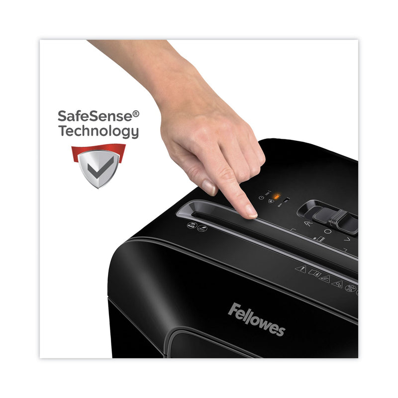 Fellowes Powershred LX85 Cross-Cut Shredder, 12 Manual Sheet Capacity