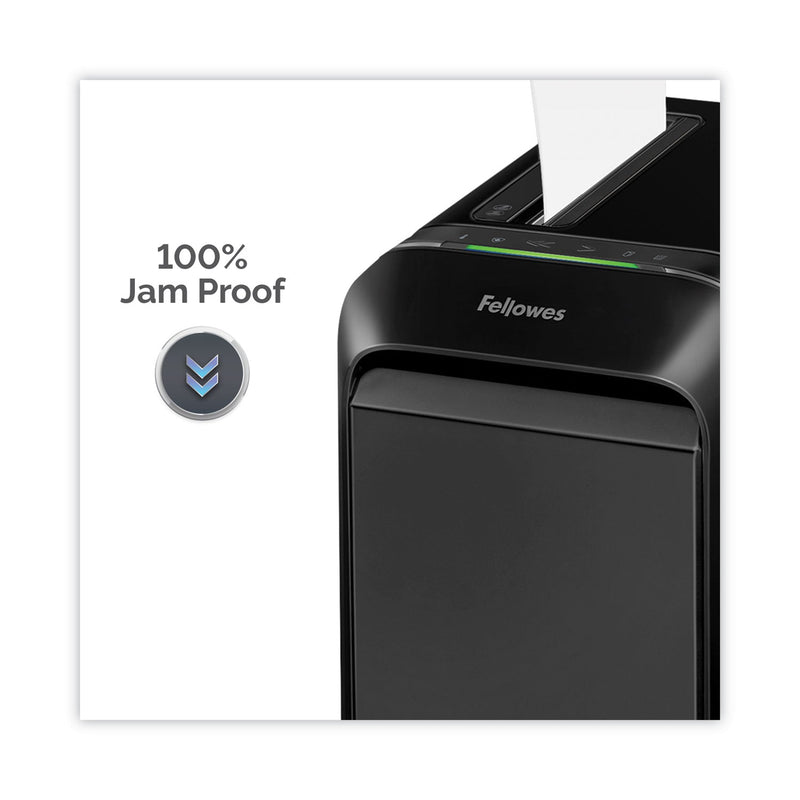 Fellowes Powershred LX190 Cross-Cut Shredder, 20 Manual Sheet Capacity