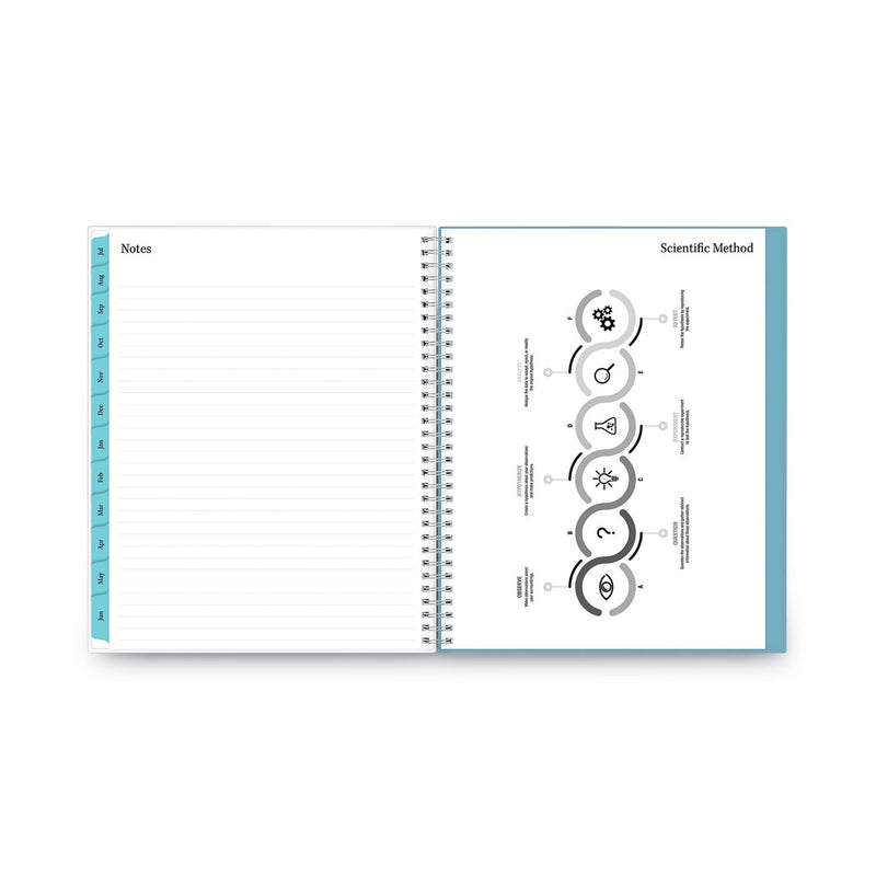 Blue Sky Teacher Dots Academic Year Create-Your-Own Cover Weekly/Monthly Planner, 11 x 8.5, 12-Month (July to June): 2022 to 2023