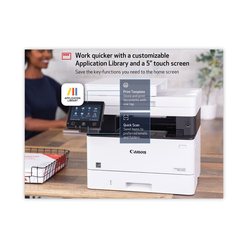 Canon imageCLASS MF455dw Black and White Multifunction Laser Printer, Copy/Fax/Print/Scan