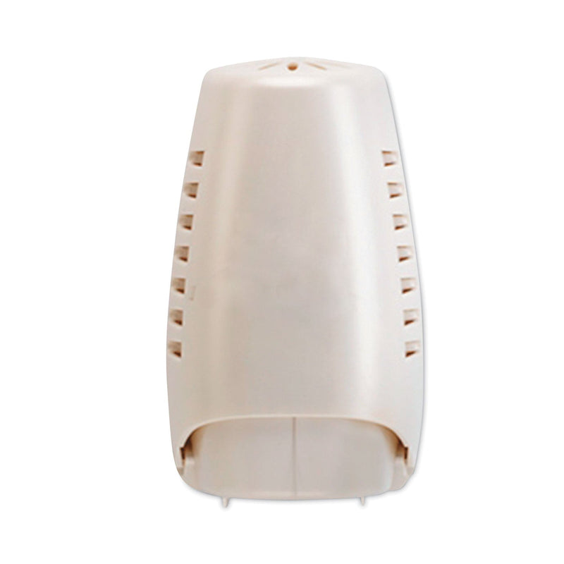 Renuzit Wall Mount Air Freshener Dispenser, 3.75" x 3.25" x 7.25", Pearl, 6/Carton