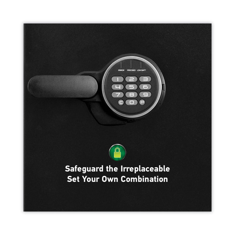 Sentry Fire-Safe with Digital Keypad Access, 2 cu ft, 18.67w x 19.38d x 23.88h, Black