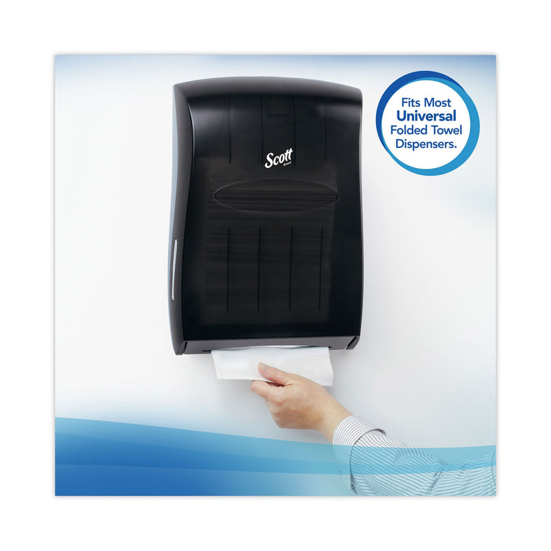 Scott Essential Single-Fold Towels, Absorbency Pockets, 9.3 x 10.5, 250/Pack, 16 Packs/Carton