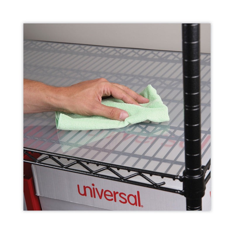 Alera Shelf Liners For Wire Shelving, Clear Plastic, 36w x 18d, 4/Pack