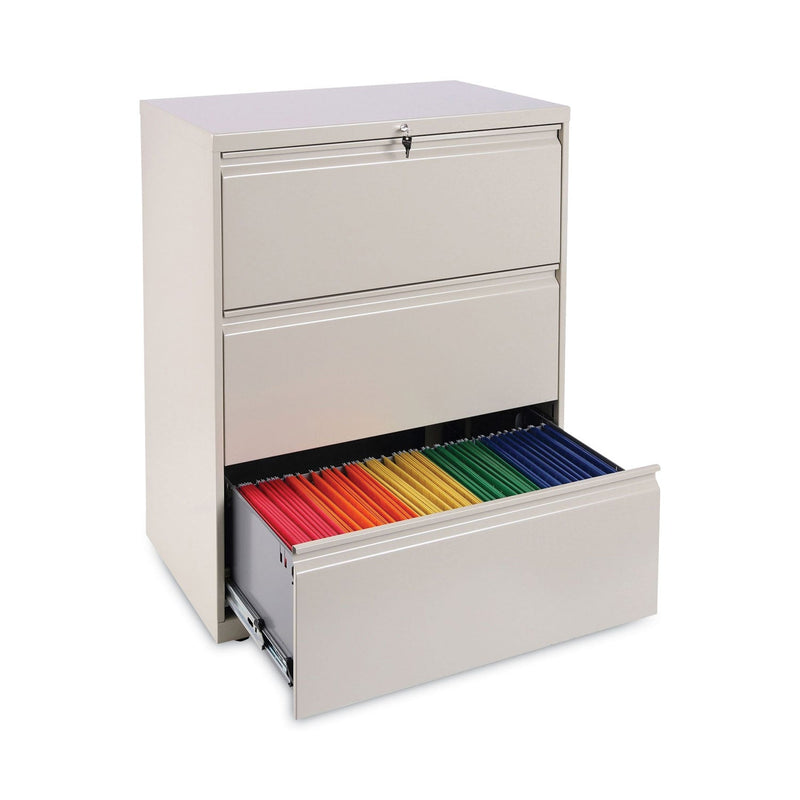 Alera Lateral File, 3 Legal/Letter/A4/A5-Size File Drawers, Putty, 30" x 18" x 39.5"