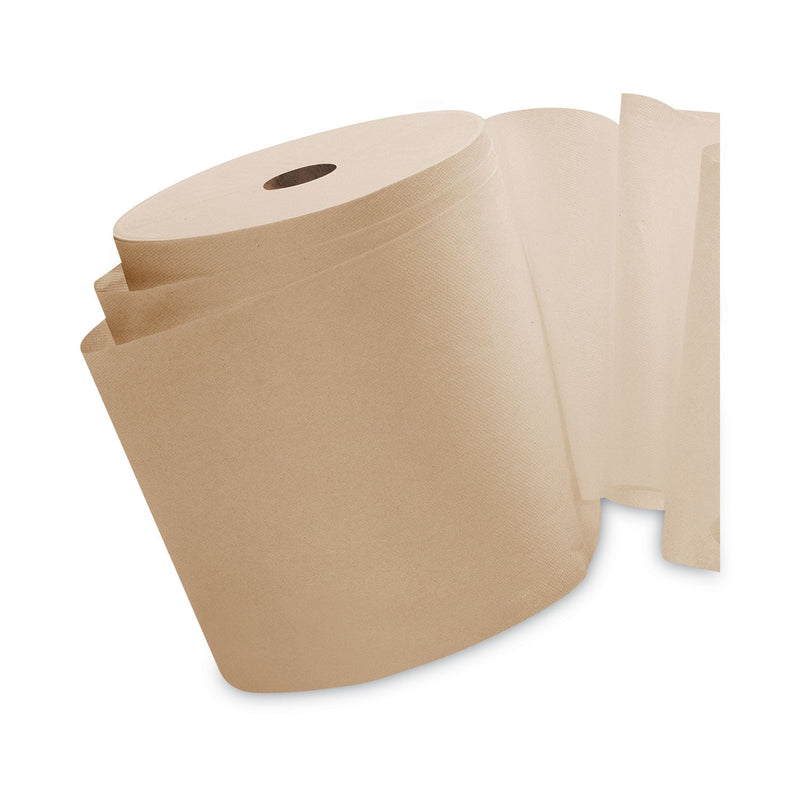 Scott Essential Hard Roll Towels for Business, 1.5" Core, 8 x 800 ft, Natural, 12 Rolls/Carton