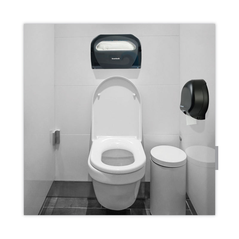 Boardwalk JRT Jr. Bath Tissue, Jumbo, Septic Safe, 1-Ply, White, 3.3" x 2,000 ft, 12/Carton