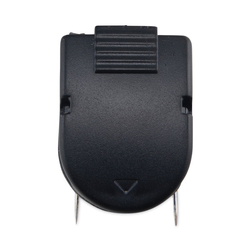 Advantus Wall Clips for Fabric Panels, 40 Sheet Capacity, Black, 50/Box