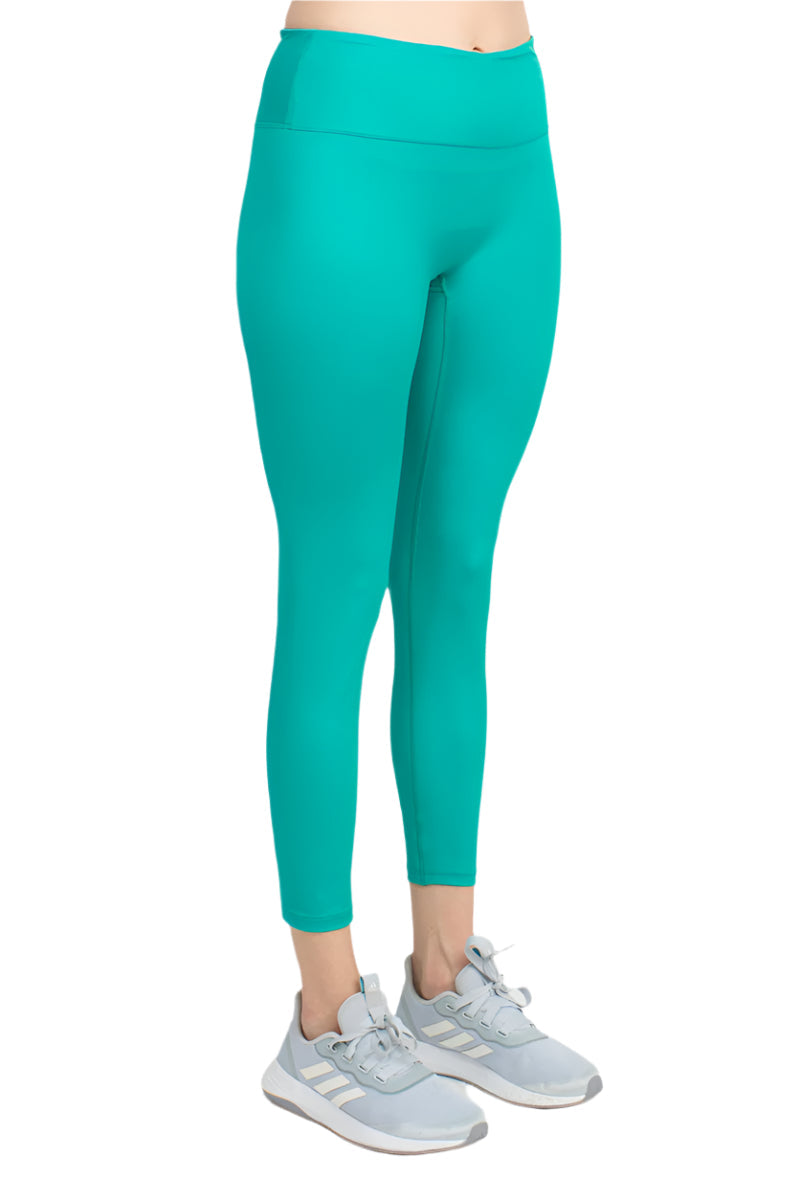 Activology Mid Waist Banded High Shine 7/8 Interlock Leggings