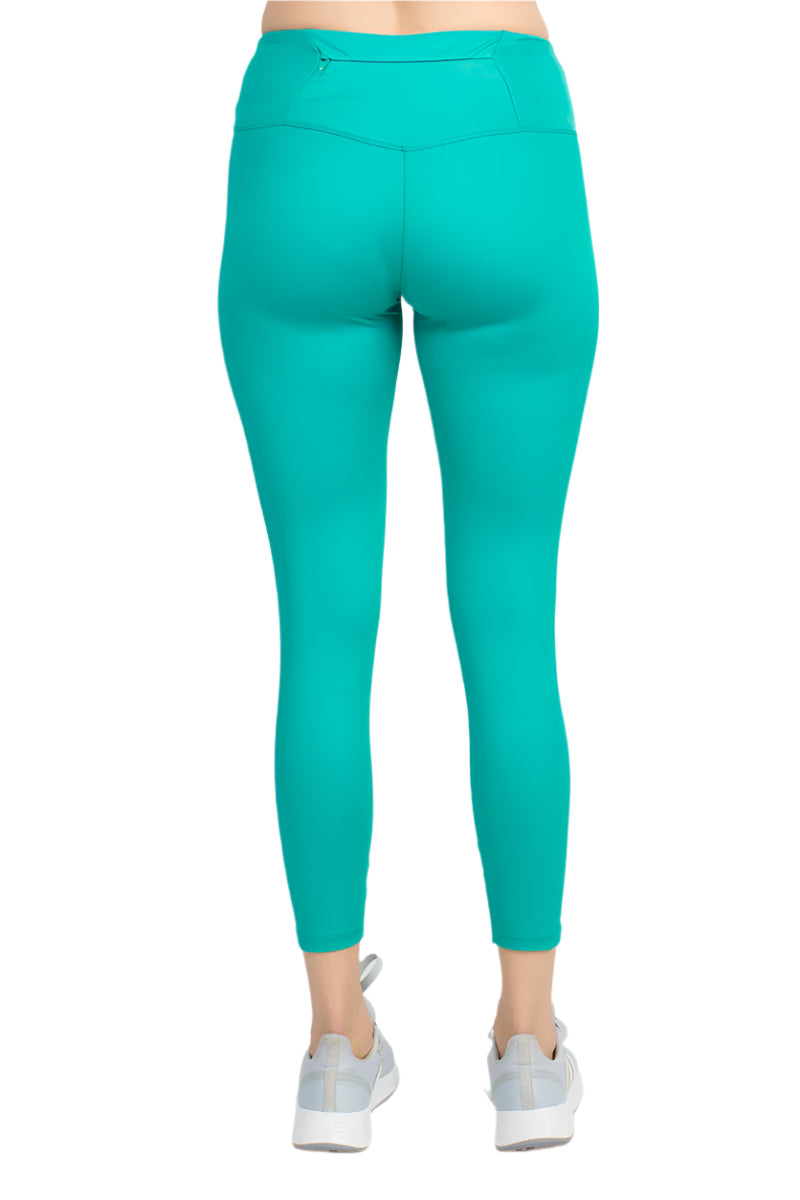 Activology Mid Waist Banded High Shine 7/8 Interlock Leggings