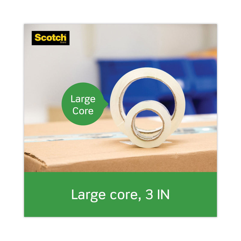 Scotch Tough Grip Moving Packaging Tape, 3" Core, 1.88" x 38.2 yds, Clear, 3/Pack