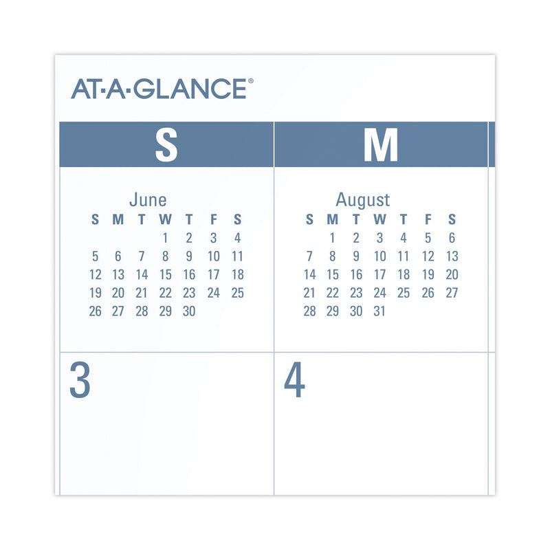 AT-A-GLANCE Academic Large Print Desk Pad, 21.75 x 17, White/Blue Sheets, 12 Month (July to June): 2022 to 2023