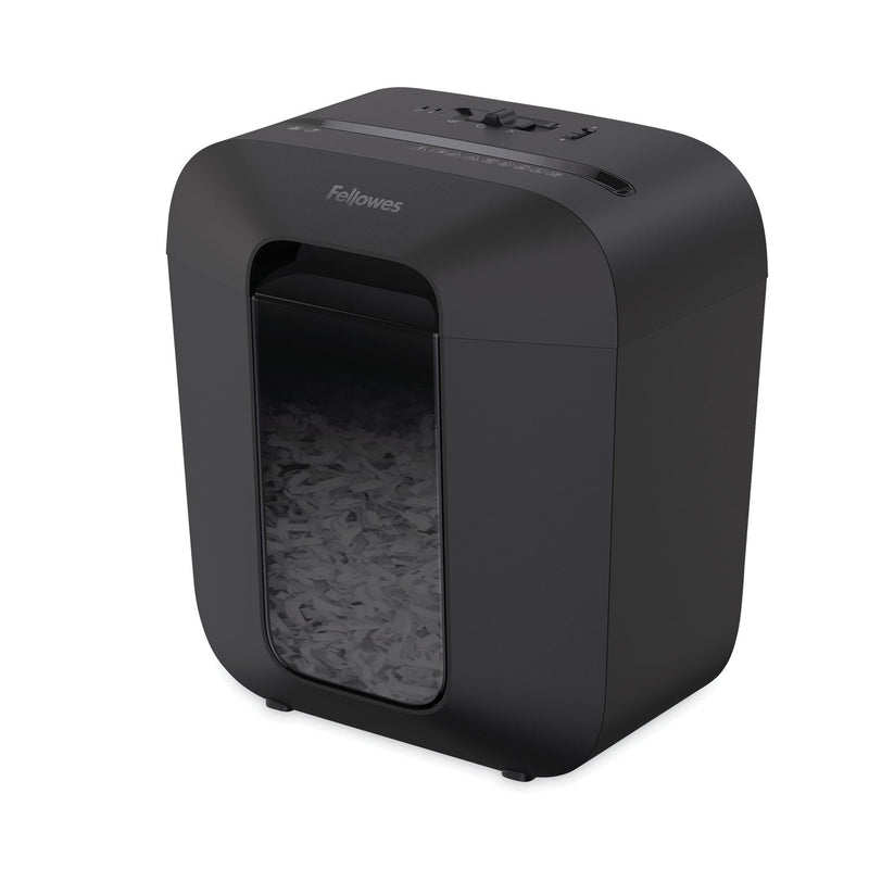 Fellowes Powershred LX25 Cross-Cut Shredder, 6 Manual Sheet Capacity