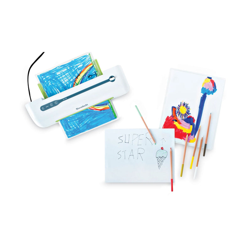 Scotch Self-Sealing Laminating Pouches, 9.5 mil, 9" x 11.5", Gloss Clear, 25/Pack