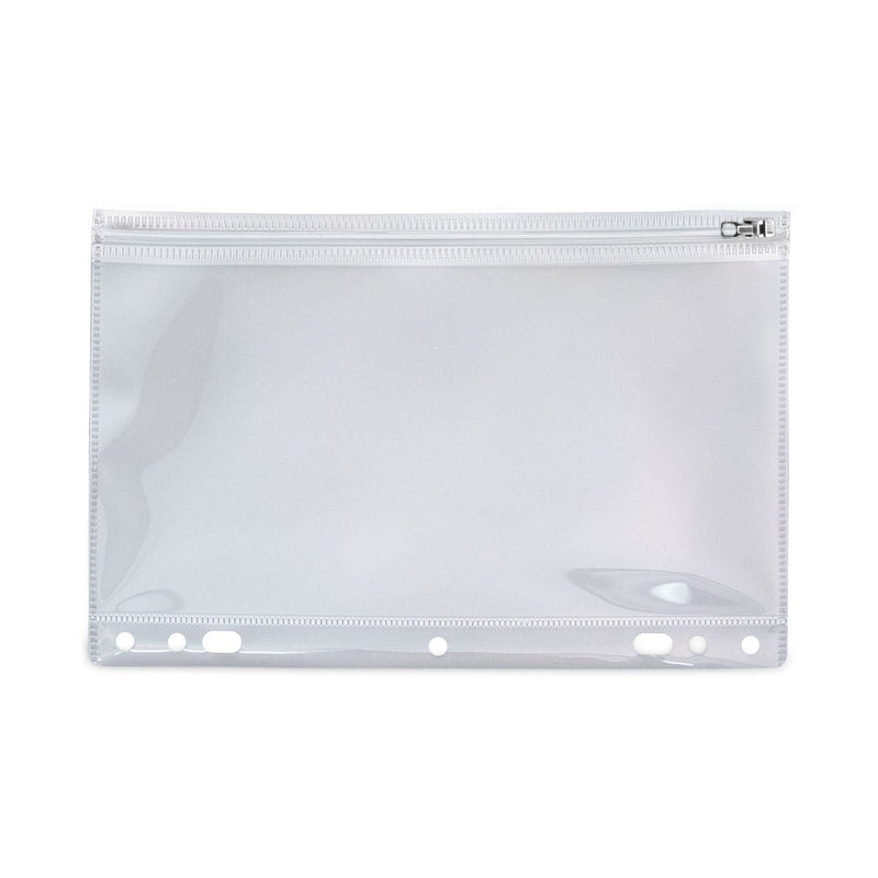 Angler's Zip-All Ring Binder Pocket, 8.5 x 11, Clear
