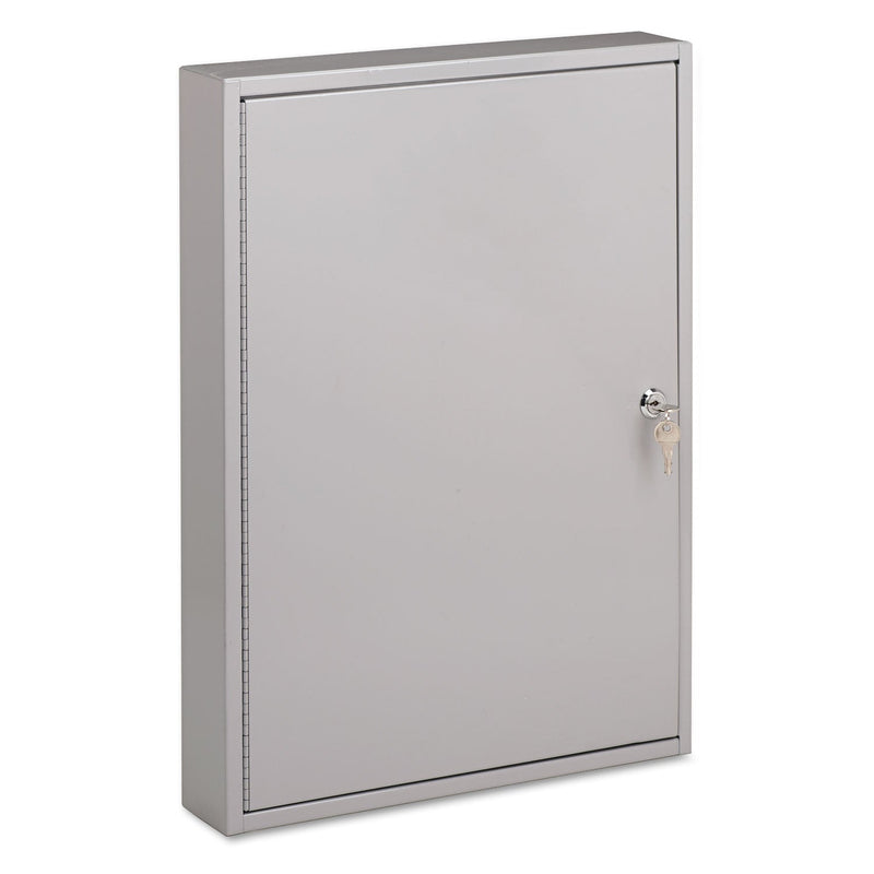 SecurIT Locking Key Cabinet, 100-Key, Steel, Gray, 16.5 x 3 x 22.5