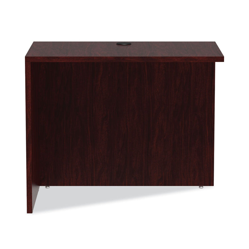Alera Valencia Series Reversible Return/Bridge Shell, 35w x 23.63d x 29.5h, Mahogany