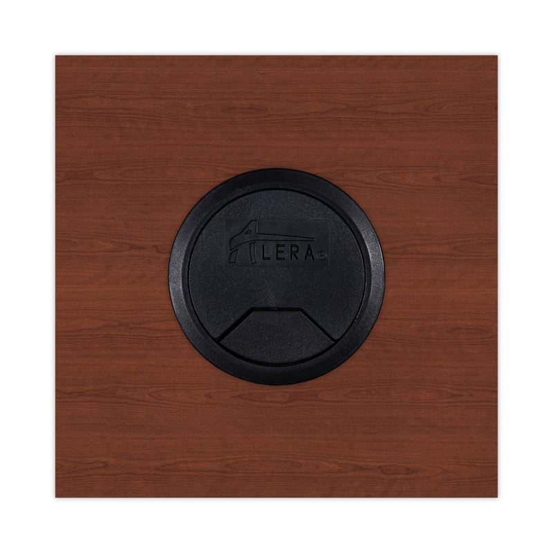 Alera Valencia Series Reversible Return/Bridge Shell, 42w x 23.63d x 29.5h, Medium Cherry