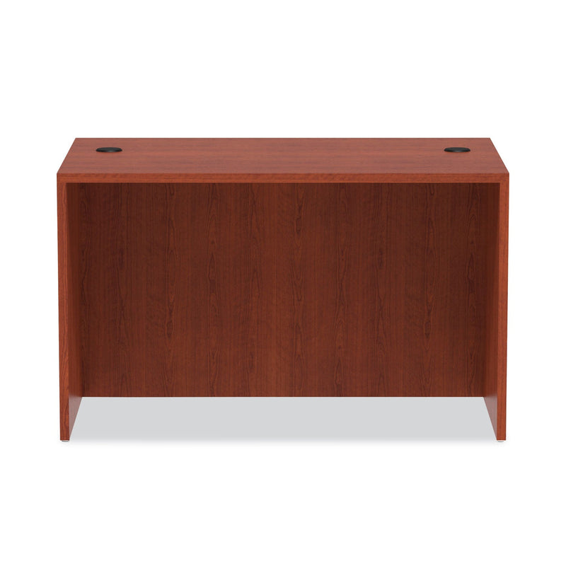 Alera Valencia Series Straight Front Desk Shell, 47.25" x 29.5" x 29.63", Medium Cherry