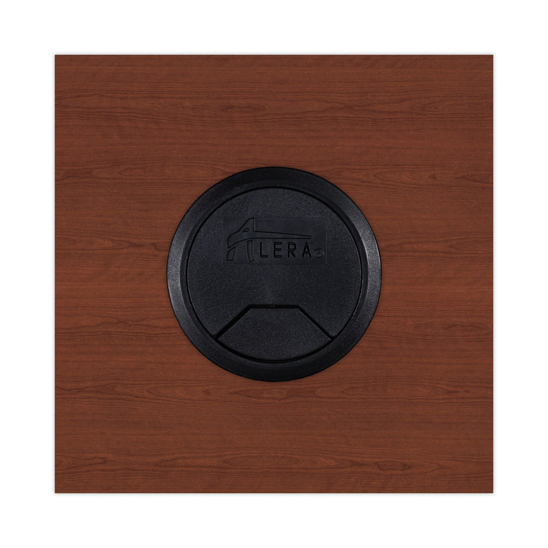 Alera Valencia Series Straight Front Desk Shell, 47.25" x 29.5" x 29.63", Medium Cherry