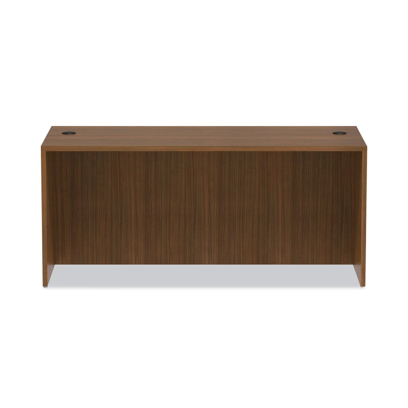 Alera Valencia Series Straight Front Desk Shell, 65" x 29.5" x 29.63", Modern Walnut