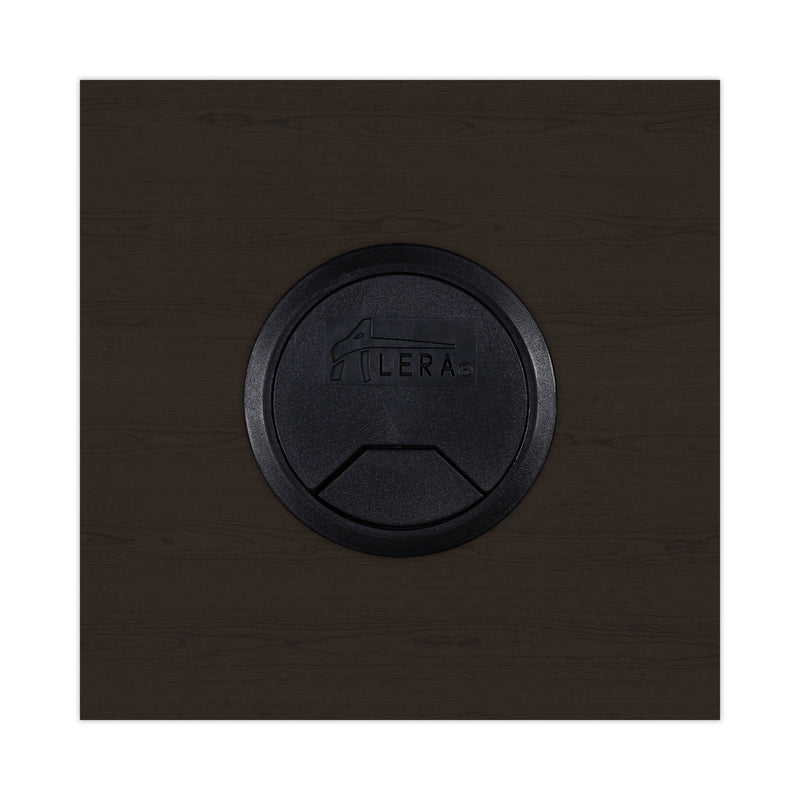 Alera Valencia Series Straight Front Desk Shell, 71" x 35.5" x 29.63", Espresso