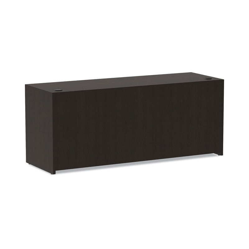 Alera Valencia Series Credenza Shell, 70.88w x 23.63d x 29.5h, Espresso