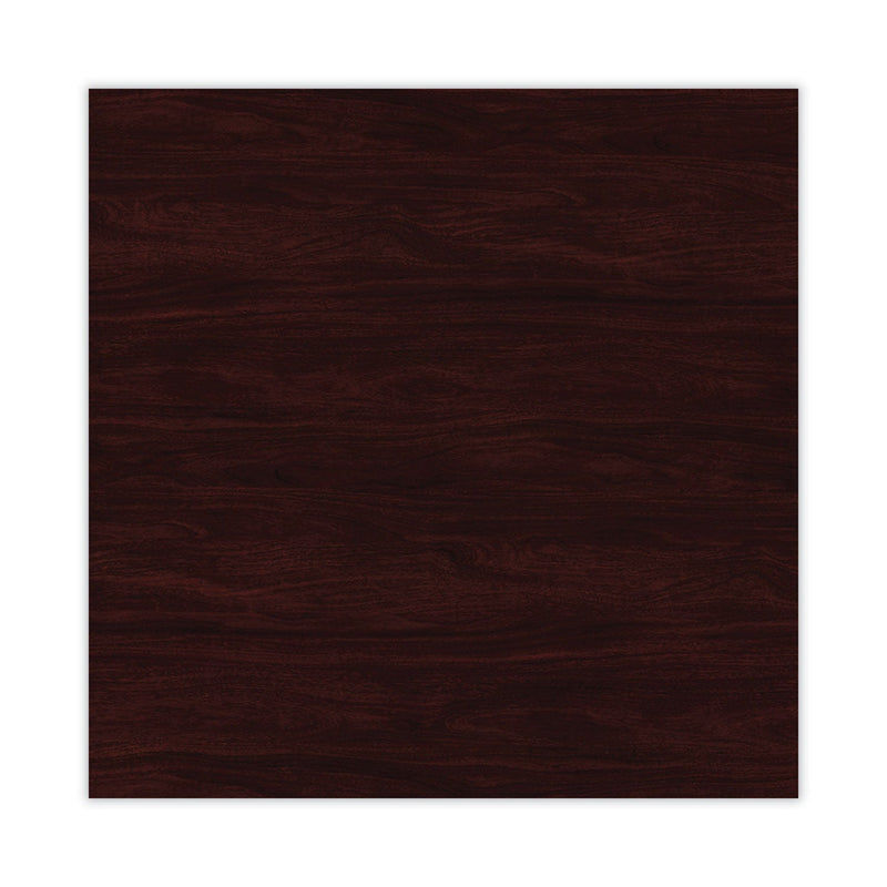 Alera Valencia Series Hutch with Doors, 4 Compartments, 58.88w x 15d x 35.38h, Mahogany