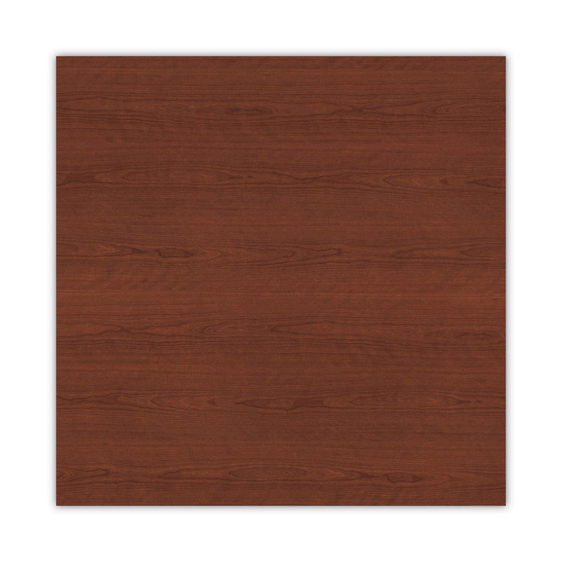 Alera Valencia Series Hutch with Doors, 4 Compartments, 70.63w x 15d x 35.38h, Medium Cherry