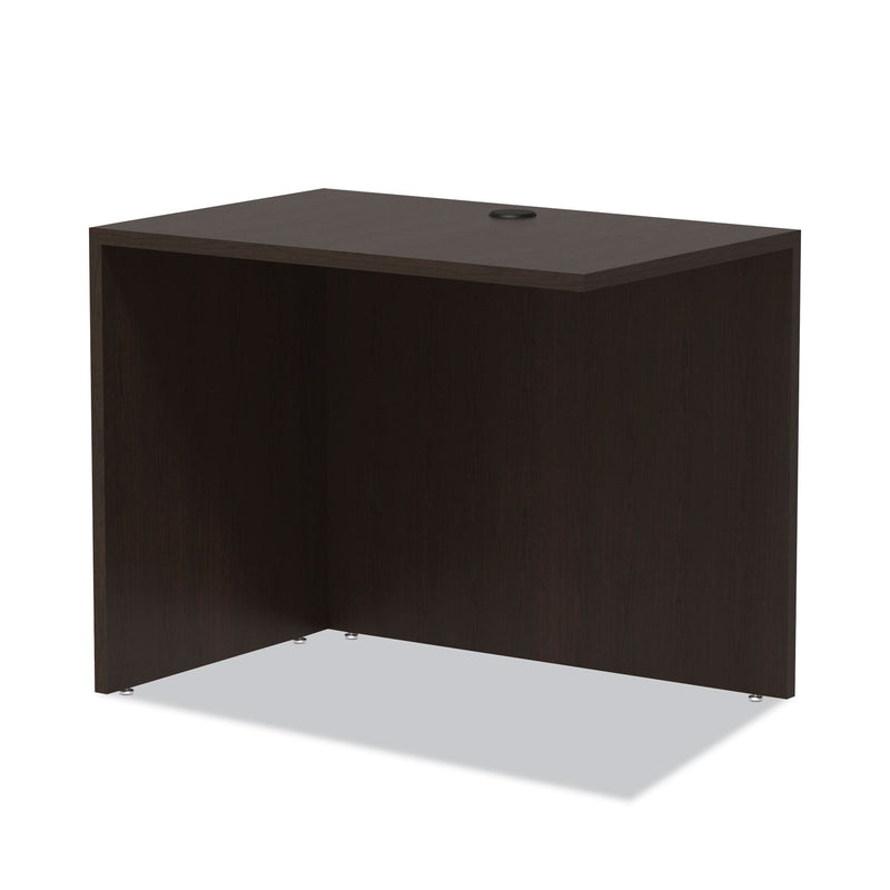 Alera Valencia Series Reversible Return/Bridge Shell, 35w x 23.63d x 29.5h, Espresso