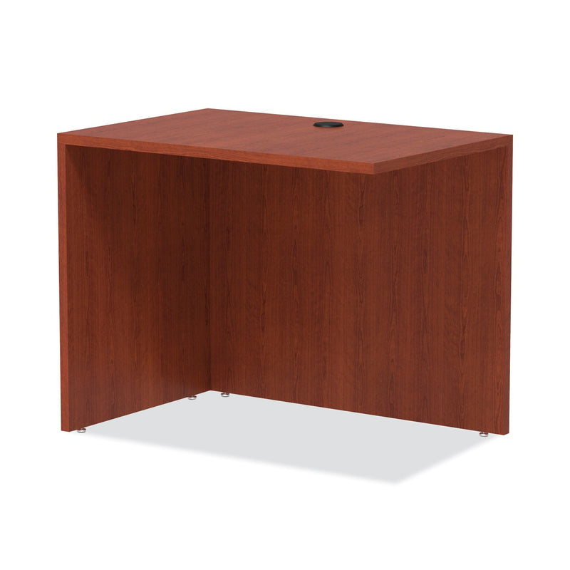 Alera Valencia Series Reversible Return/Bridge Shell, 35w x 23.63d x 29.5h, Medium Cherry