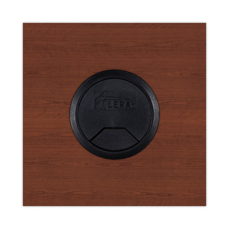 Alera Valencia Series Reversible Return/Bridge Shell, 35w x 23.63d x 29.5h, Medium Cherry