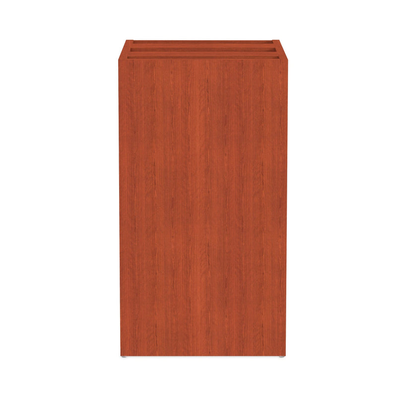 Alera Valencia Series Full Pedestal File, Left/Right, 3-Drawers: Box/Box/File, Legal/Letter, Cherry, 15.63" x 20.5" x 28.5"