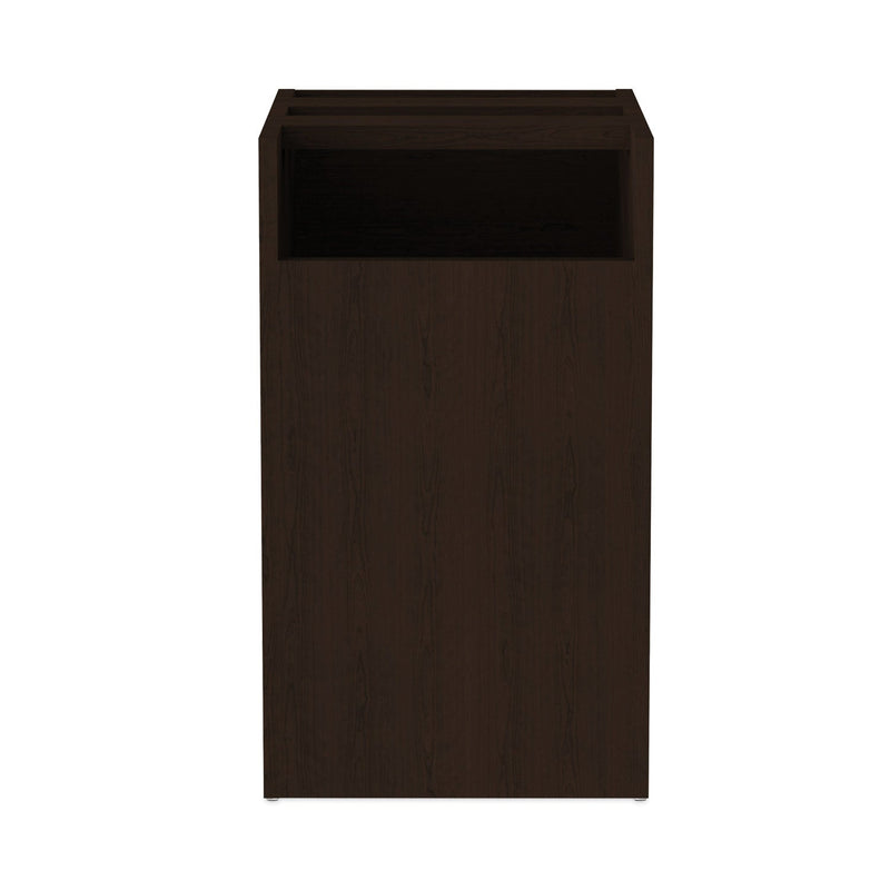 Alera Valencia Series Full Pedestal File, Left or Right, 2 Legal/Letter-Size File Drawers, Espresso, 15.63" x 20.5" x 28.5"
